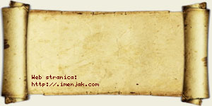 Večerinka Blagojević vizit kartica